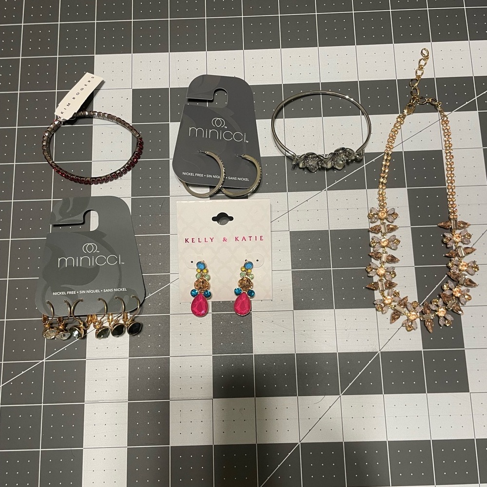 Gold and Silver Jewelry Set G06 6631